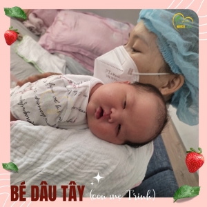 Các điều dưỡng viên của Nurse Care tiến hành dịch vụ tắm tại nhà cho bé Dâu Tây (con của mẹ Trinh).