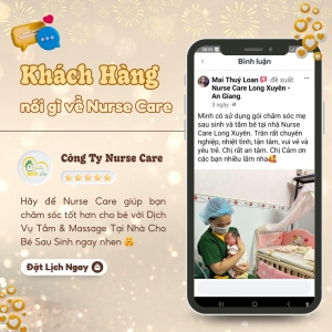 Feedback của khách hàng Mai Thuý Loan khi trải nghiệm dịch vụ tại Nurse Care.