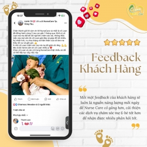 Feedback của khách hàng Linhh Tít khi trải nghiệm dịch vụ tại Nurse Care.