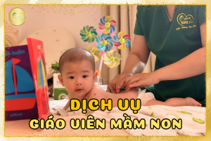 Các cô mầm non của Nurse care đã được học về nghiệp vụ của điều dưỡng : chăm sóc bé cẩn thận, phương pháp khử khuẩn tiệt khuẩn của ngành y, hiểu sơ về một số bệnh lý học căn bản…