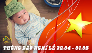 Thông báo lịch nghỉ lễ 30/04 - 01/05/2019